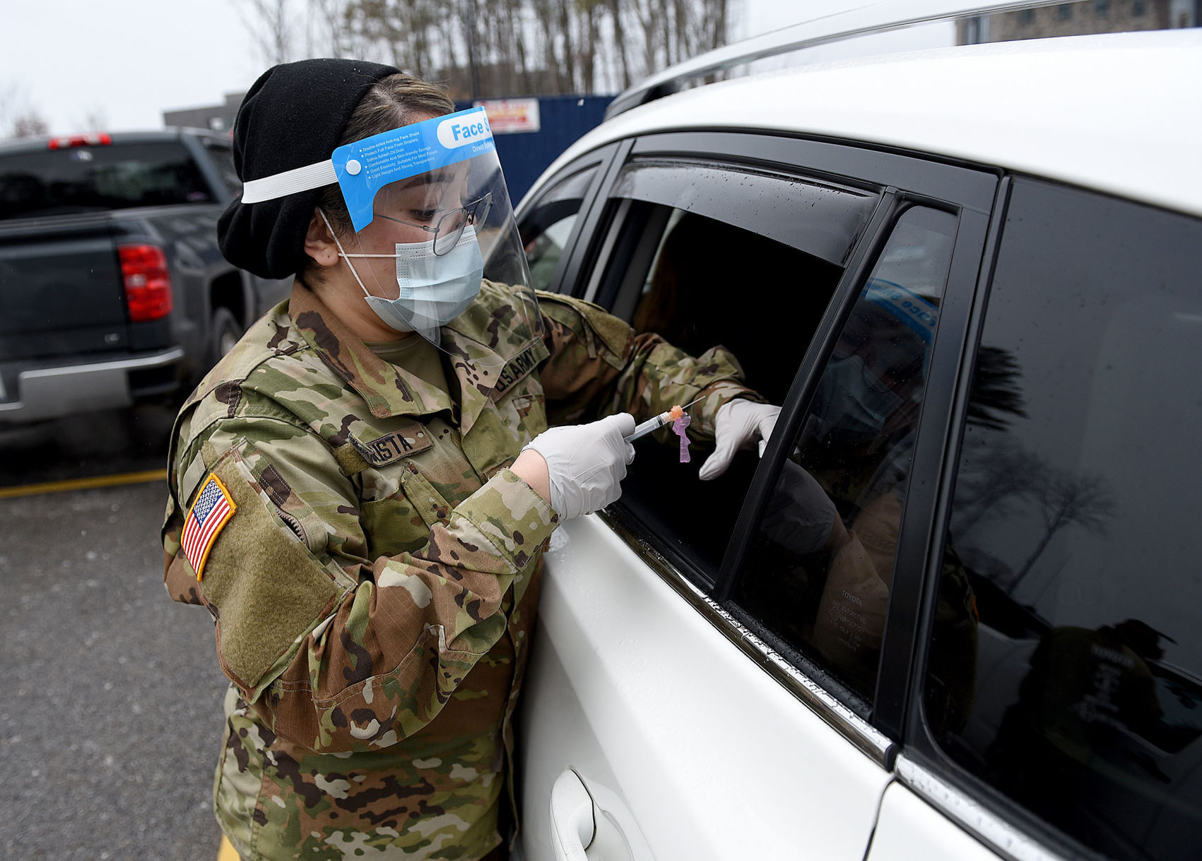 Drive-through vaccinations are already being held